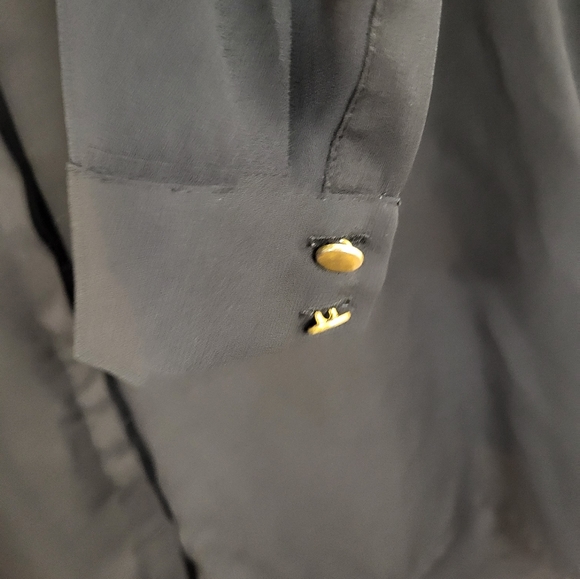 H&M Long Sleeve Blouse Top Button Down Size 2 - Picture 6 of 8